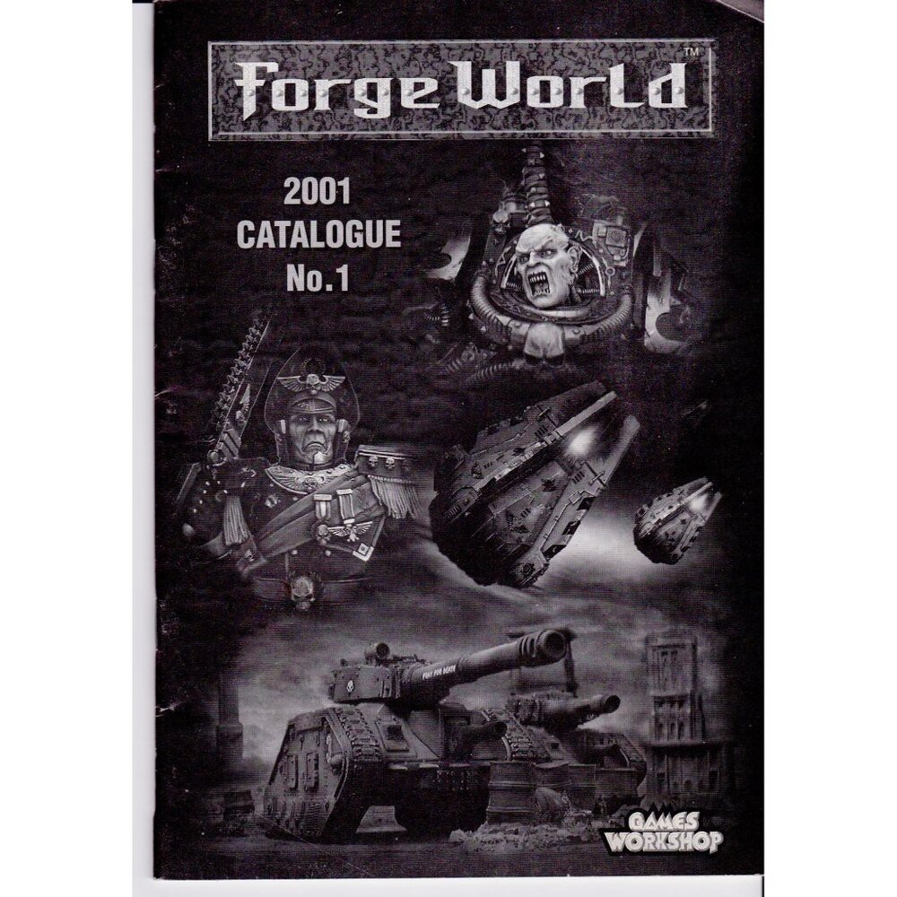 Forge World 2001 Catalogue No. 1 Warhammer 40K Resin Models Terrain VG